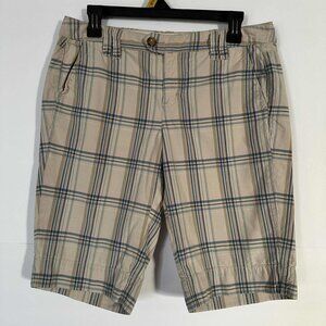 WOMENS SIZE 8 TOMMY HILFIGER PLAID SHORTS
